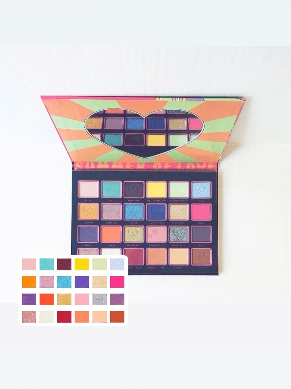 Makeup Revolution X The Simpsons Summer Of Love Palette